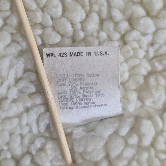 Vintage Levis Sherpa Lined Denim Trucker Jacket Mens 40R Blue Medium Wash 80s - Picture 9 of 15